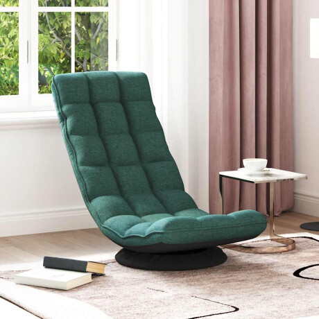 vidaXL Bureaustoel 70x51x79 cm stof donkergroen afbeelding3 - 1