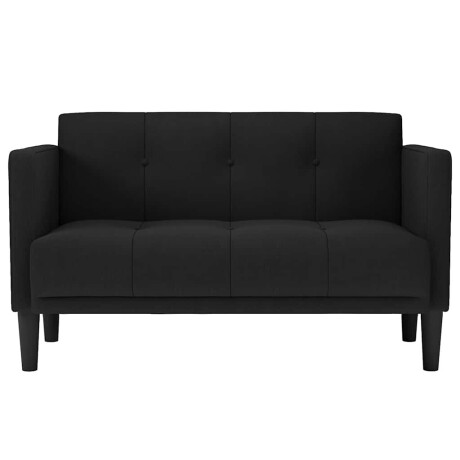 vidaXL Loveseat Bank Zwart 111 cm Stof afbeelding3 - 1