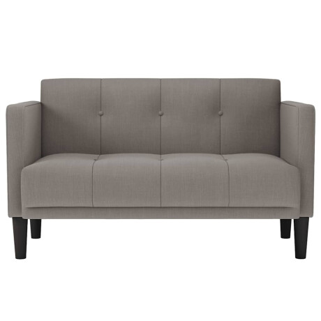 vidaXL Loveseat Bank Taupe 111 cm Stof afbeelding3 - 1