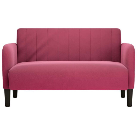 vidaXL Loveseat bank 109 cm fluweel wijnrood afbeelding3 - 1