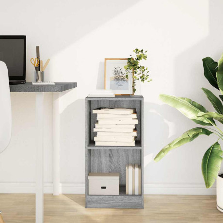 vidaXL Boekenkast 40x24x76 cm bewerkt hout grijs sonoma eikenkleurig afbeelding3 - 1