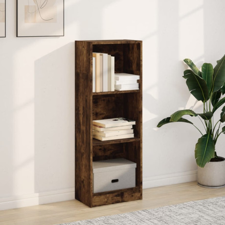 vidaXL Boekenkast 40x24x109 cm bewerkt hout gerookt eikenkleurig afbeelding3 - 1