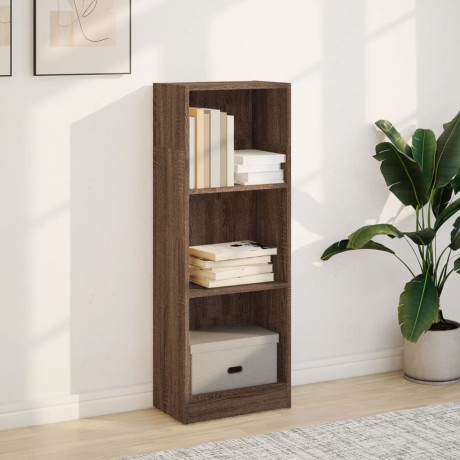 vidaXL Boekenkast 40x24x109 cm bewerkt hout bruin eikenkleurig afbeelding3 - 1