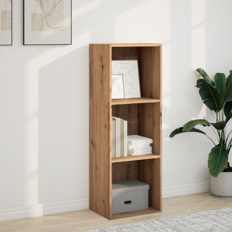vidaXL Boekenkast 40x30x114 cm bewerkt hout artisanaal eikenkleurig afbeelding3 - 1