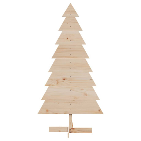 vidaXL Kerstdecoratie kerstboom 150 cm massief grenenhout afbeelding3 - 1