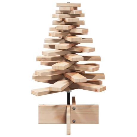 vidaXL Kerstdecoratie kerstboom 60 cm massief grenenhout afbeelding3 - 1