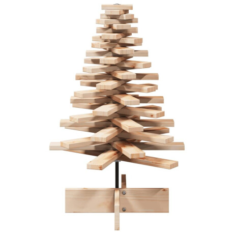 vidaXL Kerstdecoratie kerstboom 80 cm massief grenenhout afbeelding3 - 1