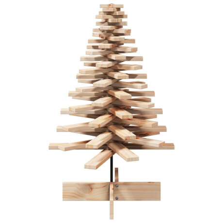 vidaXL Kerstdecoratie kerstboom 100 cm massief grenenhout afbeelding3 - 1