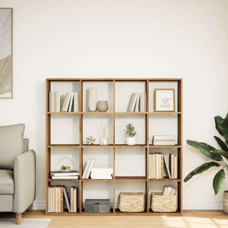 vidaXL Boekenkast 102x29x143 cm bewerkt hout artisanaal eikenkleur afbeelding3 - 1