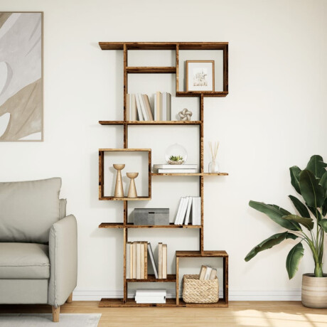 vidaXL Boekenkast 92x29x188 cm bewerkt hout oud houtkleurig afbeelding3 - 1