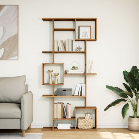 vidaXL Boekenkast 92x29x188 cm bewerkt hout artisanaal eikenkleur afbeelding3 - 1