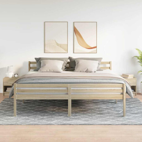 vidaXL Nachtkastjes 2 st met lade 39x28x41 cm sonoma eikenkleurig afbeelding3 - 1