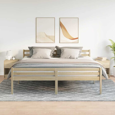 vidaXL Nachtkastjes 2 st met lade 40x34x50 cm sonoma eikenkleurig afbeelding3 - 1