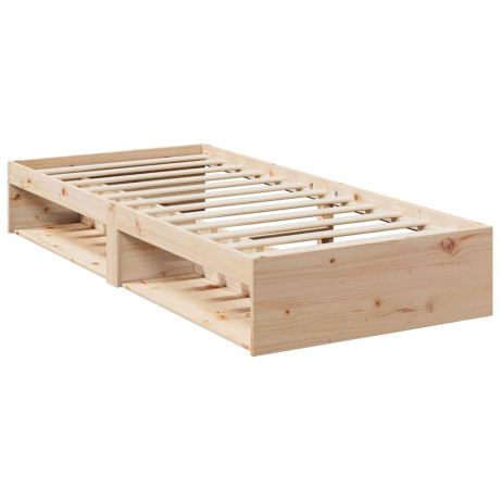 vidaXL Slaapbank zonder matras 100x200 cm massief grenenhout afbeelding3 - 1