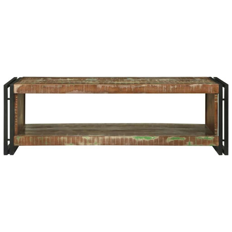 vidaXL Salontafel Bruin 120 x 50 x 38 cm massief gerecycled hout afbeelding3 - 1