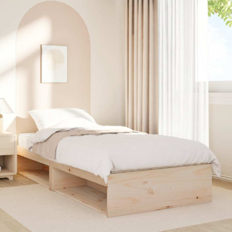 vidaXL Slaapbank met matras 90x190 cm massief grenenhout afbeelding3 - 1