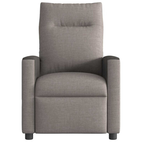 vidaXL Fauteuil verstelbaar stof taupe afbeelding3 - 1