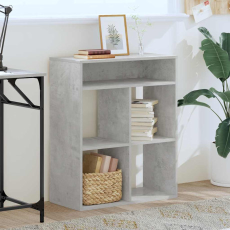 vidaXL Boekenkast 66x31x80 cm bewerkt hout betongrijs afbeelding3 - 1