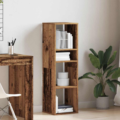 vidaXL Boekenkast 34x31x112 cm bewerkt hout oud houtkleurig afbeelding3 - 1