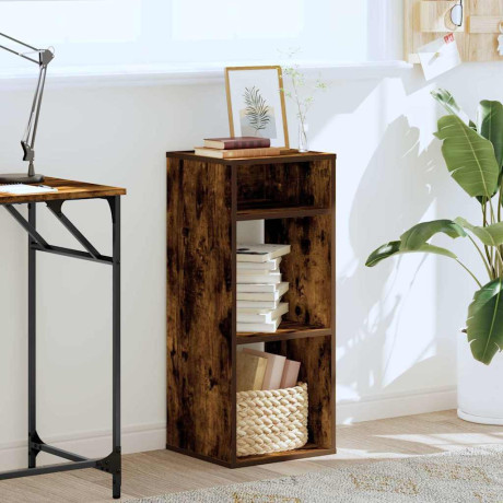 vidaXL Boekenkast 34x31x80 cm bewerkt hout gerookt eikenkleurig afbeelding3 - 1