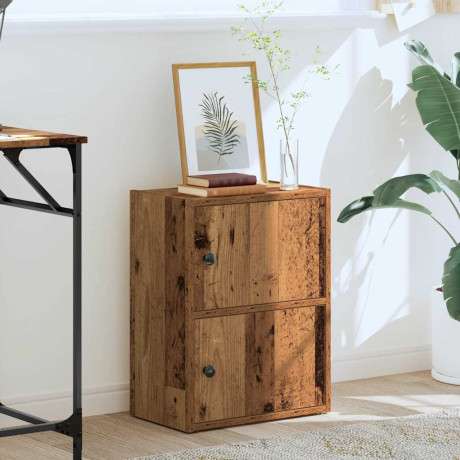 vidaXL Boekenkast 40x24x52 cm bewerkt hout oud houtkleurig afbeelding3 - 1