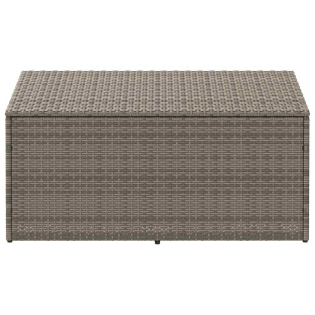 vidaXL Tuinbox 110x50x58 cm poly rattan grijs afbeelding3 - 1