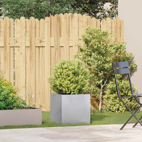 vidaXL Plantenbak 40x40x40 cm gegalvaniseerd staal afbeelding3 - 1