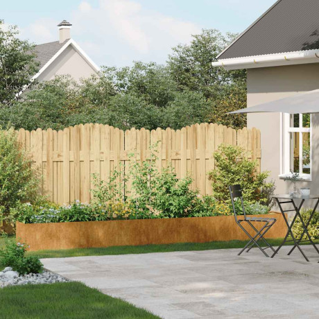 vidaXL Plantenbak roestig 360x40x40 cm weervast staal afbeelding3 - 1