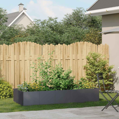 vidaXL Plantenbak 200x80x40 cm staal antracietkleurig afbeelding3 - 1