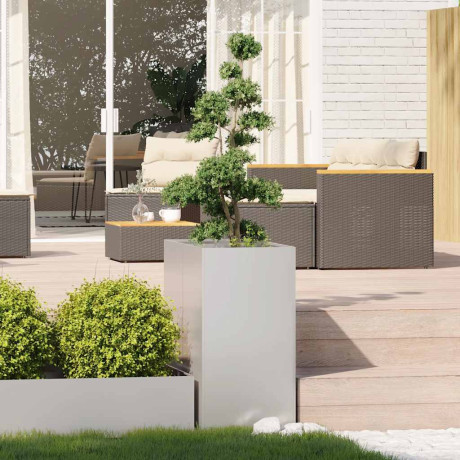 vidaXL Plantenbak 40x80x80 cm roestvrij staal afbeelding3 - 1