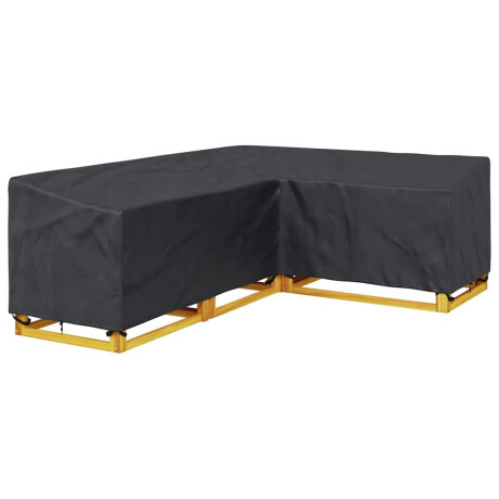 vidaXL Hoes voor tuinmeubelen Zwart 250 x 180 x 80 cm 600D Oxford Stof afbeelding3 - 1