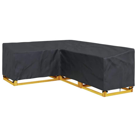 vidaXL Hoes voor tuinmeubelen Zwart 250 x 180 x 80 cm 600D Oxford Stof afbeelding3 - 1
