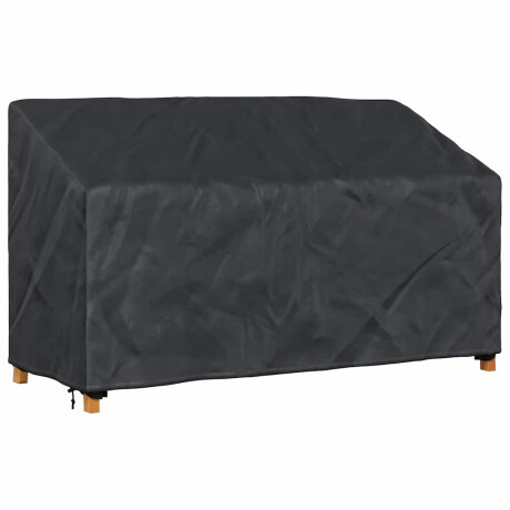 vidaXL Tuinbankhoes Zwart 165 x 70 x 65 / 94 cm 600D stof afbeelding3 - 1