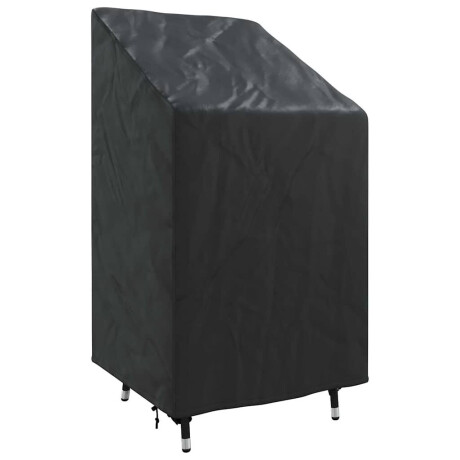 vidaXL Tuinstoelhoes Zwart 70 x 70 x 85 / 125 cm 600D stof afbeelding3 - 1