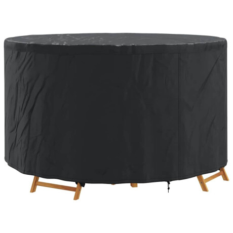 vidaXL Hoes voor tuinmeubelen Zwart 157 x 157 x 85 cm 600D stof afbeelding3 - 1