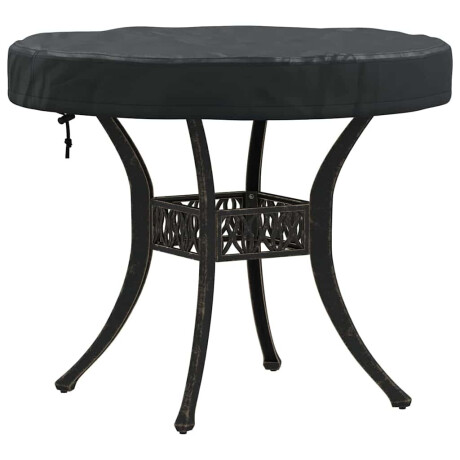 vidaXL Buiten Tafel Hoes Zwart 82 x 82 x 10 cm 600D Oxford Stof afbeelding3 - 1
