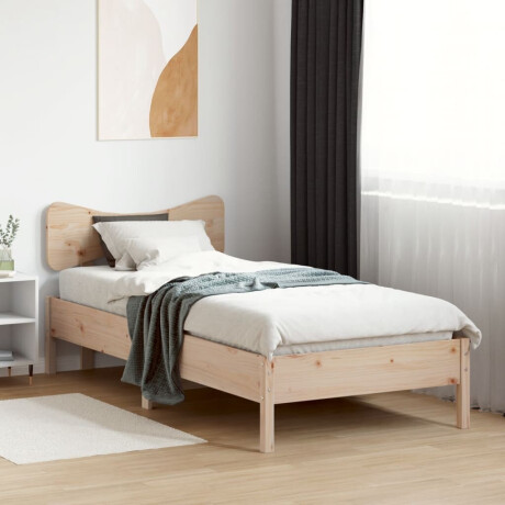 vidaXL Bedframe zonder matras massief grenenhout 75x190 cm afbeelding3 - 1