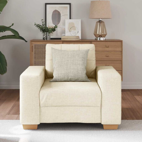 vidaXL Fauteuil Linnen 60 cm afbeelding3 - 1