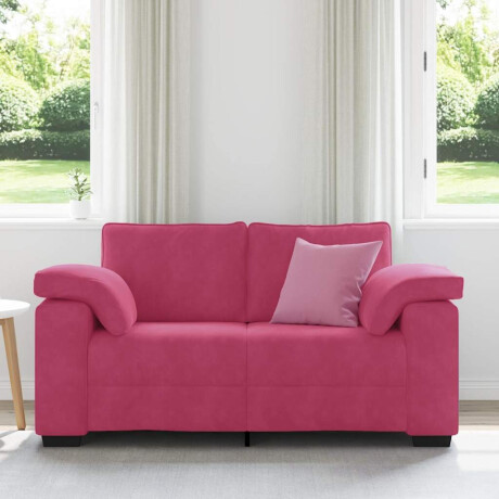 vidaXL Loveseat Sofa Wijnrood 120 cm Fluweel afbeelding3 - 1