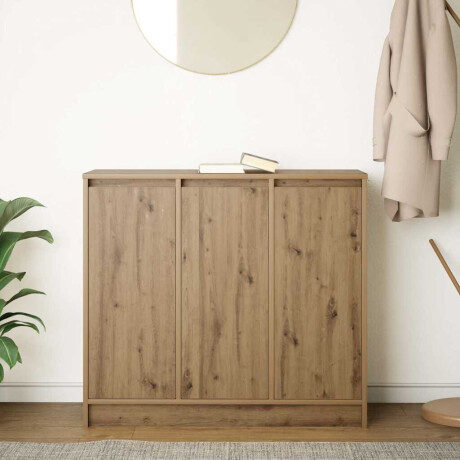 vidaXL Dressoir ambachtelijk spaanplaat hout ambachtelijk 85x34x76 cm afbeelding3 - 1