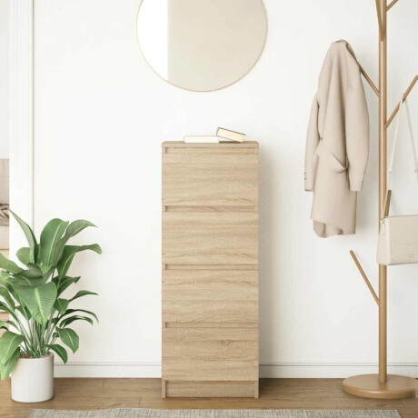 vidaXL Dressoir 37,5x35x99 cm spaanplaat sonoma eikenkleurig afbeelding3 - 1