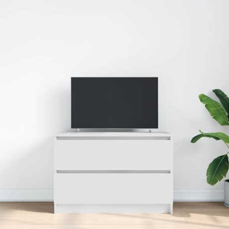 vidaXL Tv-meubel 80x35x54 cm spaanplaat wit afbeelding3 - 1