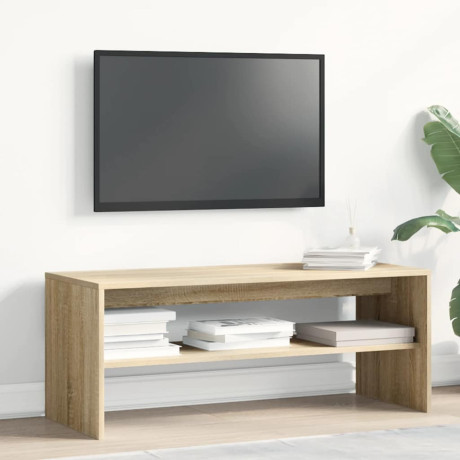 vidaXL Tv-meubel 100x40x40 cm bewerkt hout sonoma eikenkleurig afbeelding3 - 1