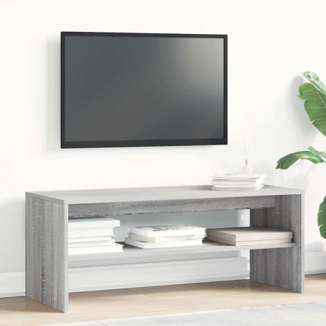 vidaXL Tv-meubel 100x40x40 cm bewerkt hout grijs sonoma eikenkleurig afbeelding3 - 1