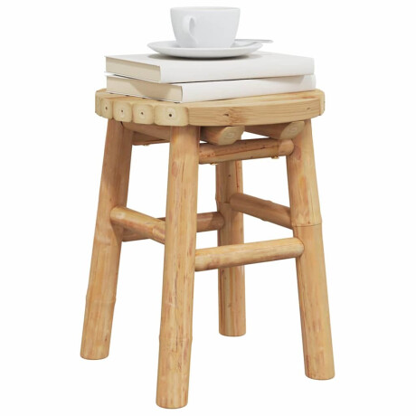 vidaXL Kruk Bruin 30 x 30 x 36 cm Bamboe afbeelding3 - 1