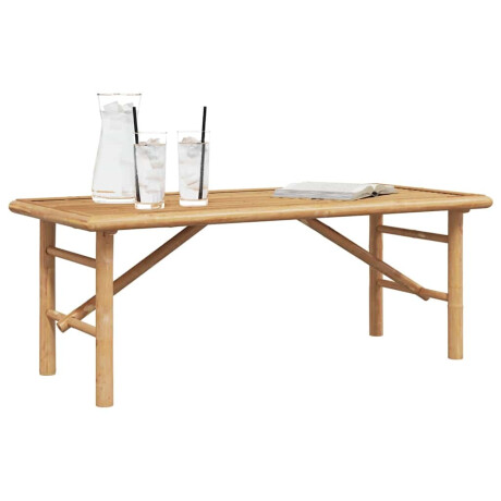 vidaXL Salontafel Bruin 110 x 50 x 43 cm Bamboe afbeelding3 - 1