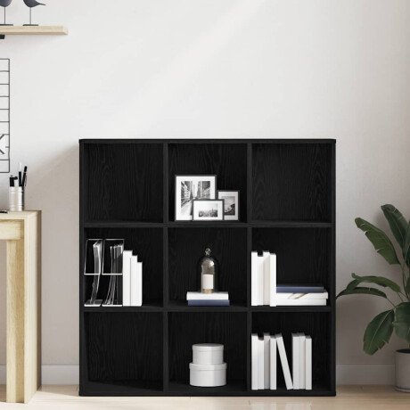 vidaXL Boekenkast Zwart Eiken 98x29x97,5 cm Engineered Wood afbeelding3 - 1