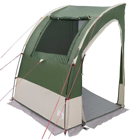 vidaXL Tent met dak Anders Groen en Zwart 194 x 180 x 210 cm Polyester afbeelding3 - 1