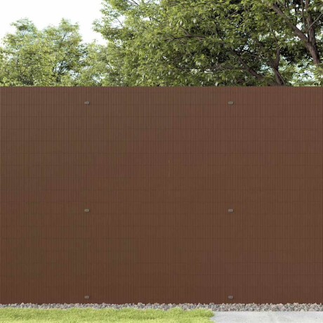 vidaXL Tuinhek Dubbelzijdig Bruin 1,8x5 m PVC afbeelding3 - 1