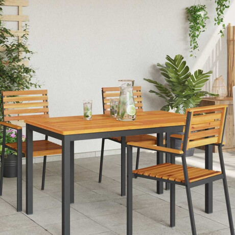 vidaXL Tafelblad Bruin 120 x 70 x 2 cm Massief acaciahout afbeelding3 - 1